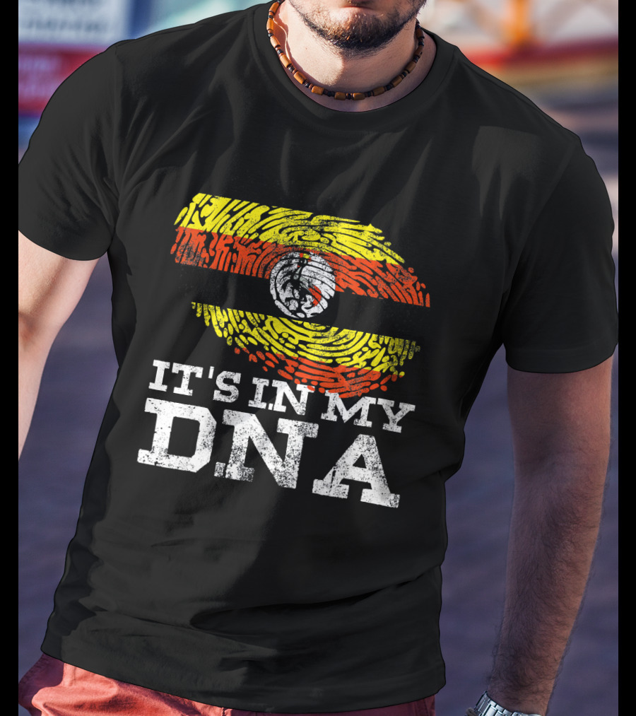 It's In My DNA Ugandan Flag Heritage Pride Africa T-Shirt