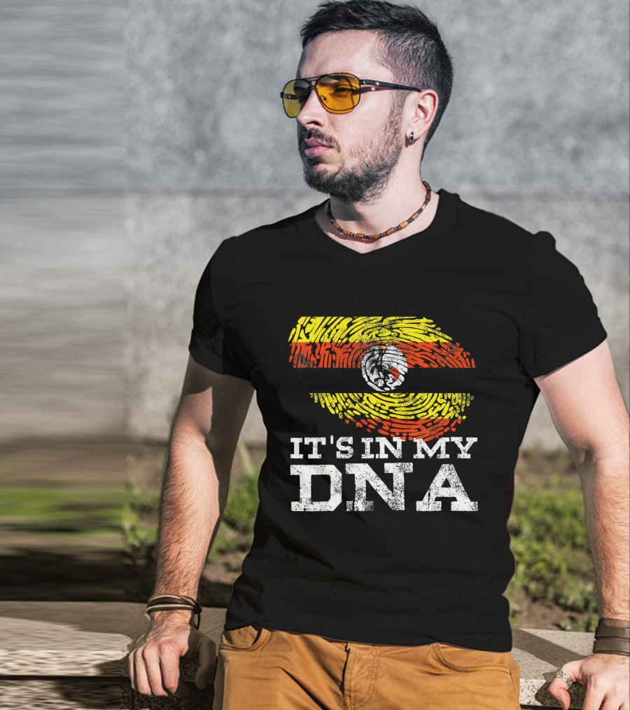 It's In My DNA Ugandan Flag Heritage Pride Africa T-Shirt