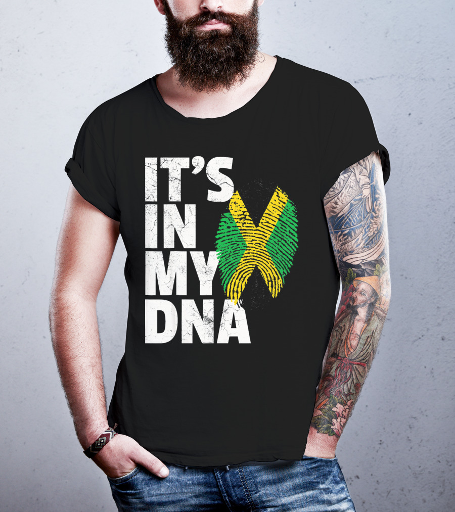 Jamaica Flag It's In My DNA Jamaican Pride Men T-Shirt