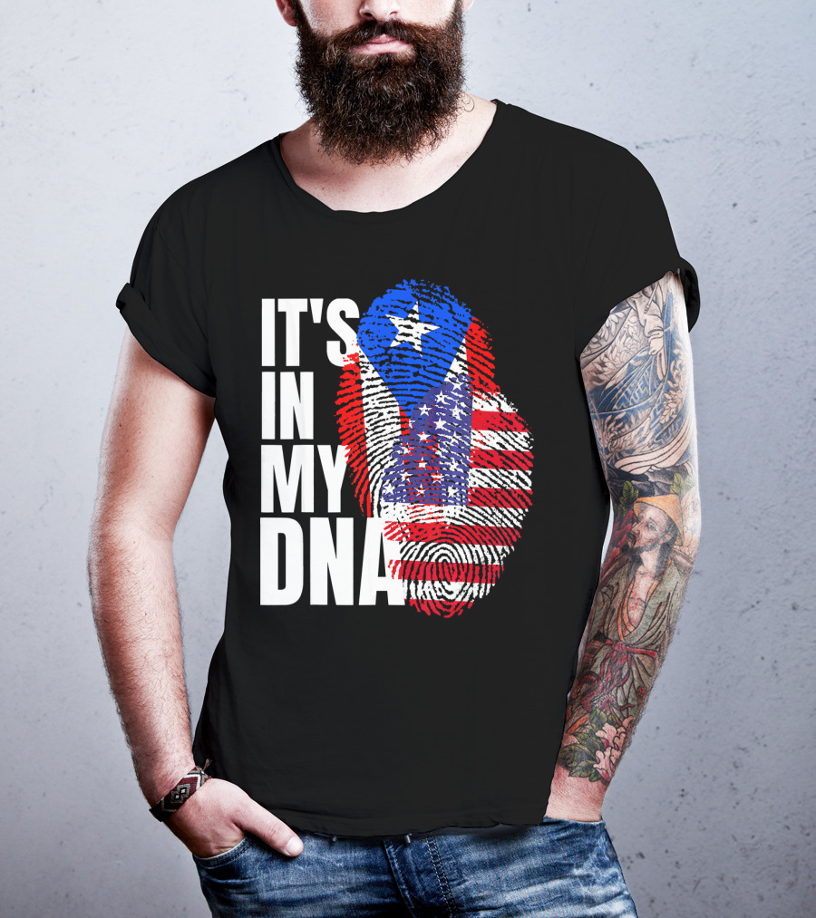 American Puerto Rican It's In My DNA T-Shirt