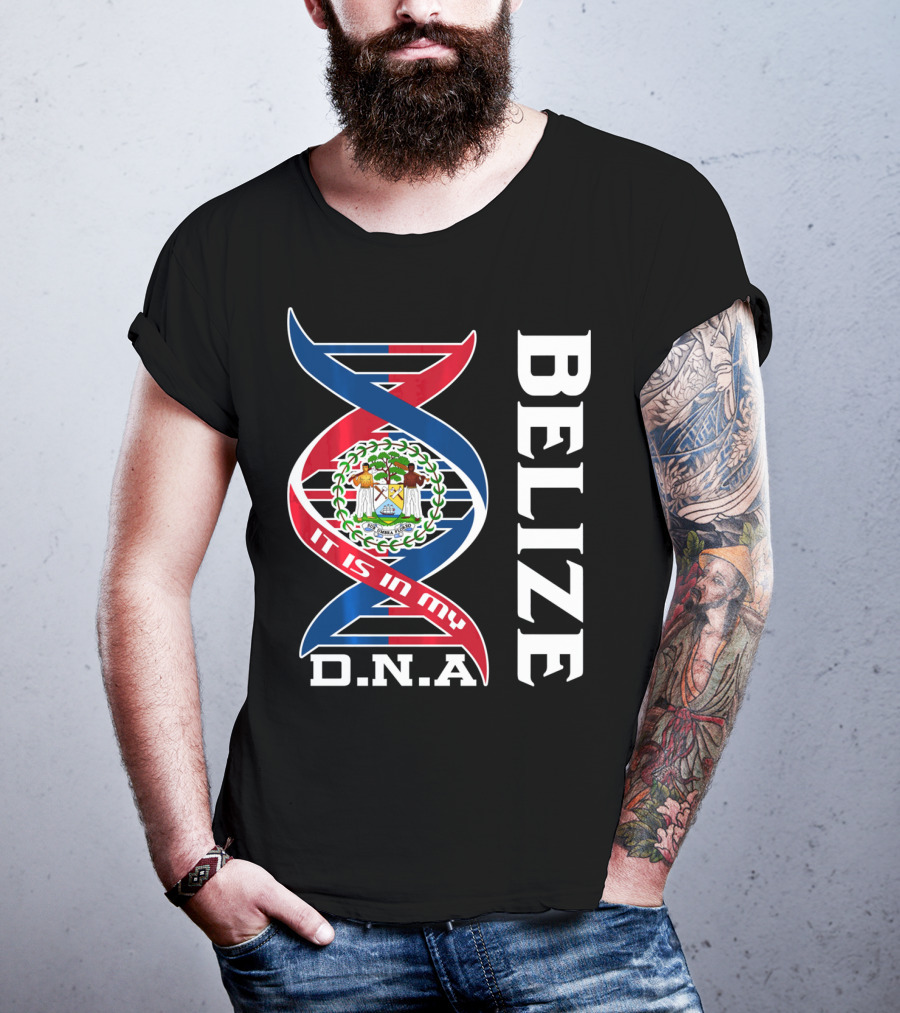 Belize Coat Of Arms It Is In My DNA T-Shirt