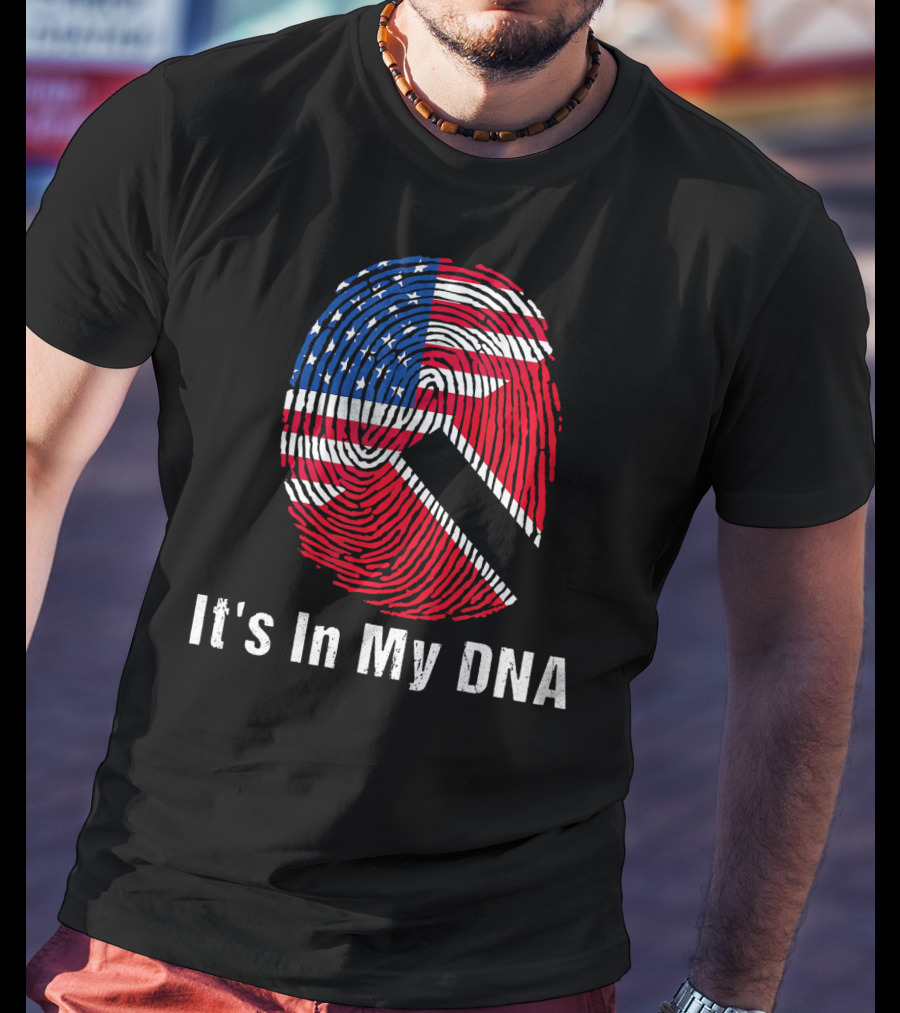 Trinidad And Tobago Flag USA Flag It's In My DNA T-Shirt
