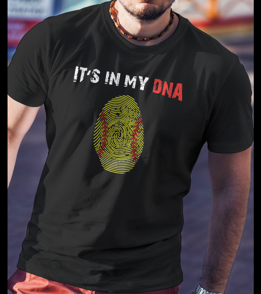 It's In My DNA Fingerprint Softball Girls Team T-Shirt