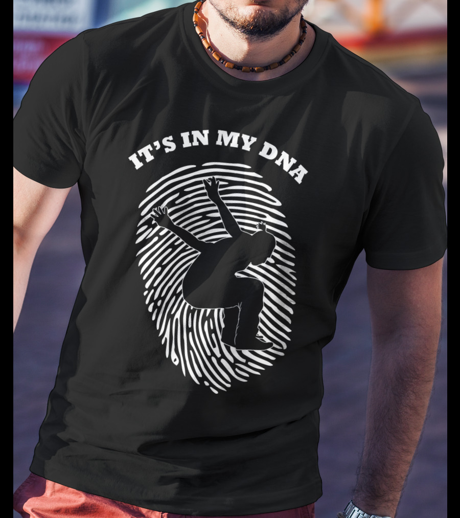 It's In My DNA Parkour Freestyle Fingerprint T-Shirt