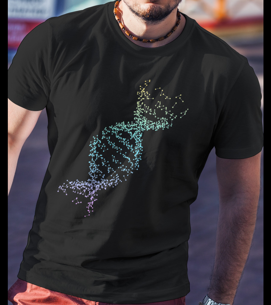 Science DNA Double Helix Molecule Structure Boys Girl T-Shirt