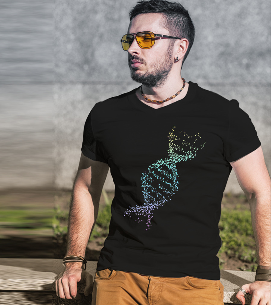 Science DNA Double Helix Molecule Structure Boys Girl T-Shirt