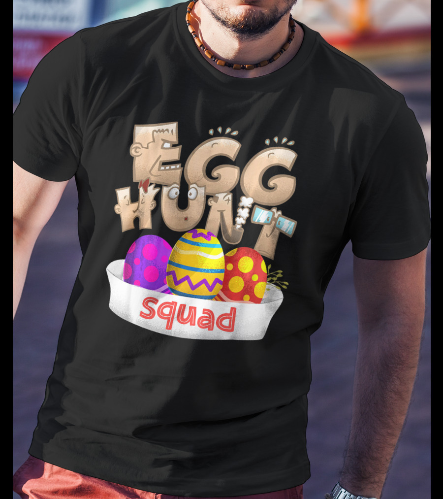 Egg Hunt Squad Cool Easter T-Shirt