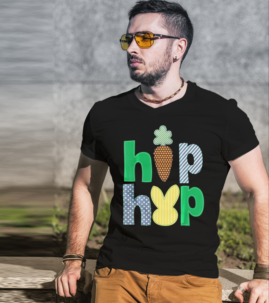 Hip Hop Bunny Carrot Easter T-Shirt