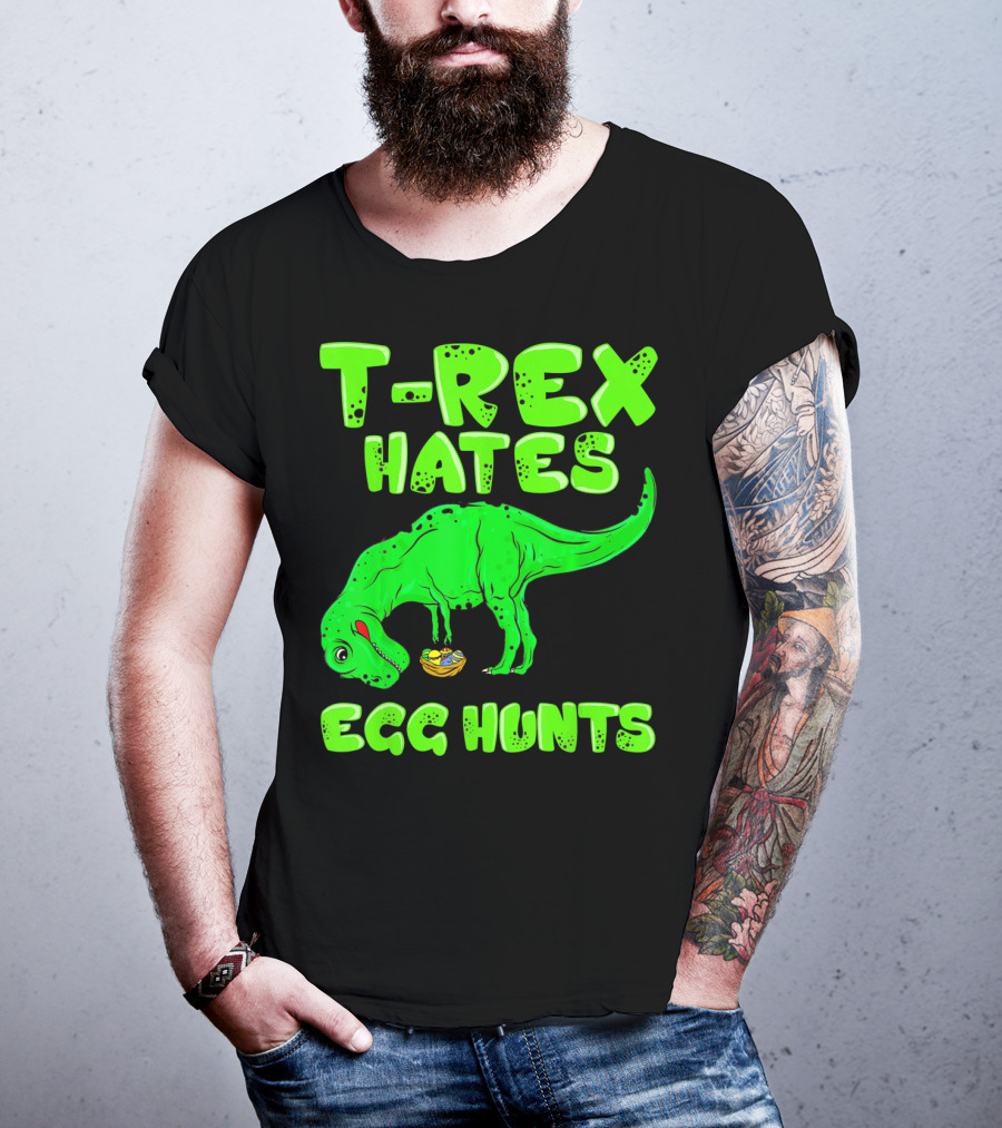 T-Rex Hates Egg Hunts T-Shirt