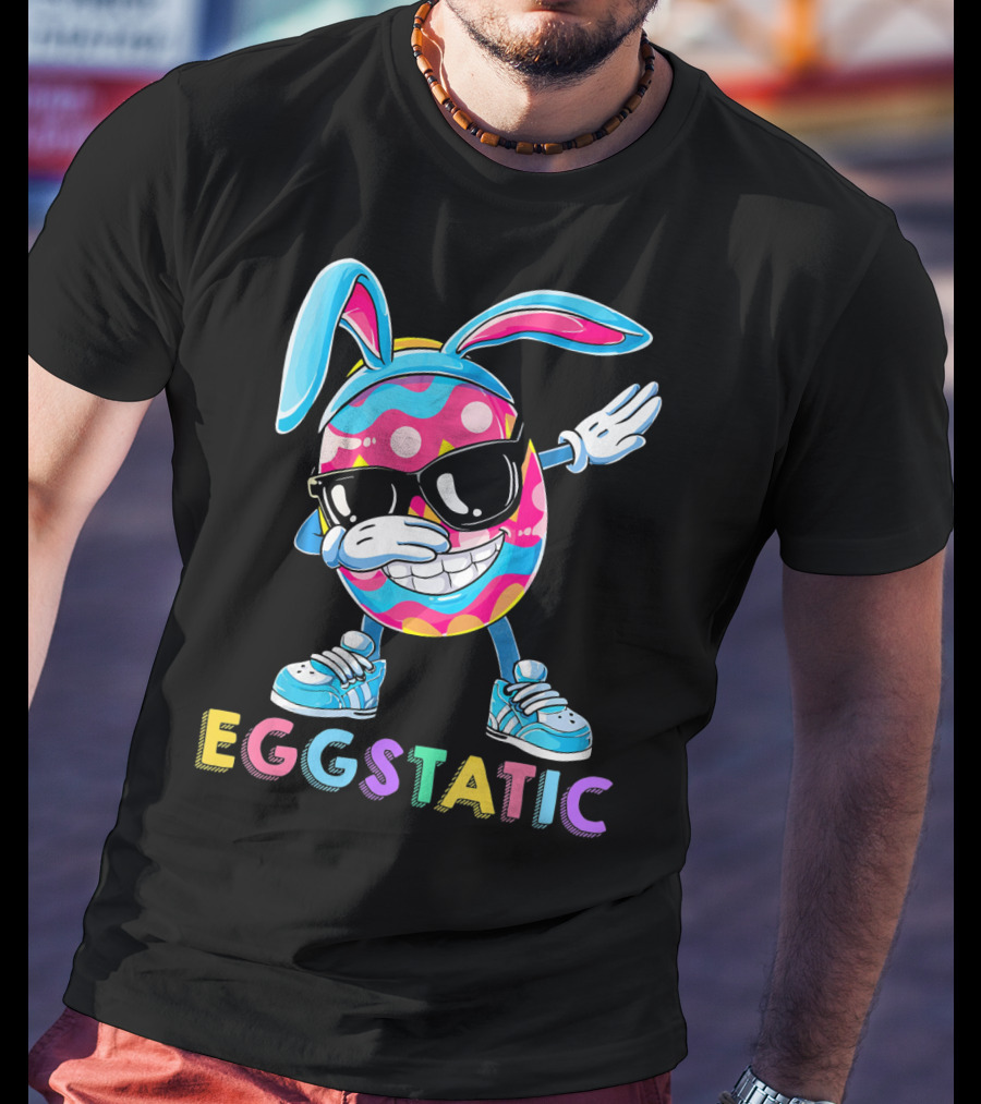 Easter Eggstatic Bunny Floss Like A Boss T-Shirt