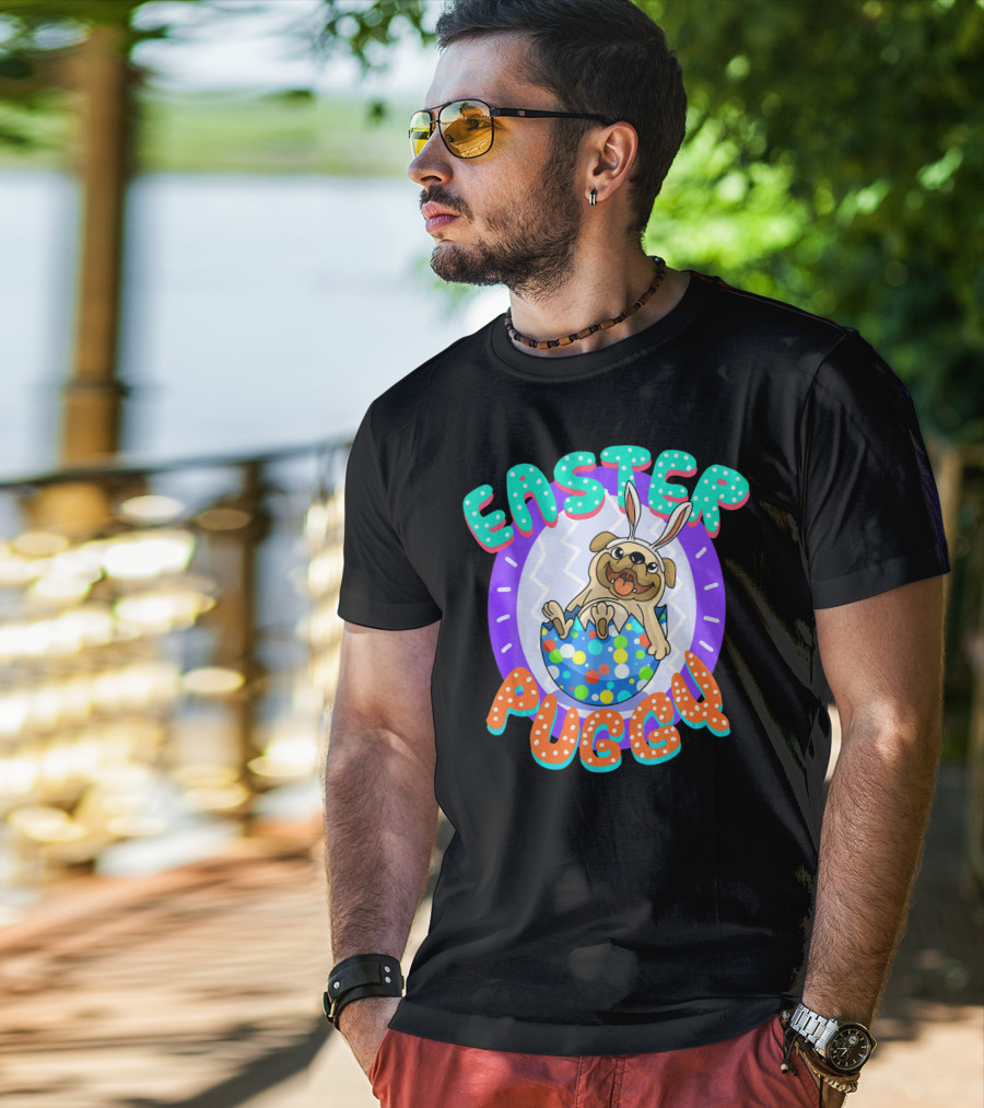 Easter Puggy Cute Resurrection Pug Dog T-Shirt