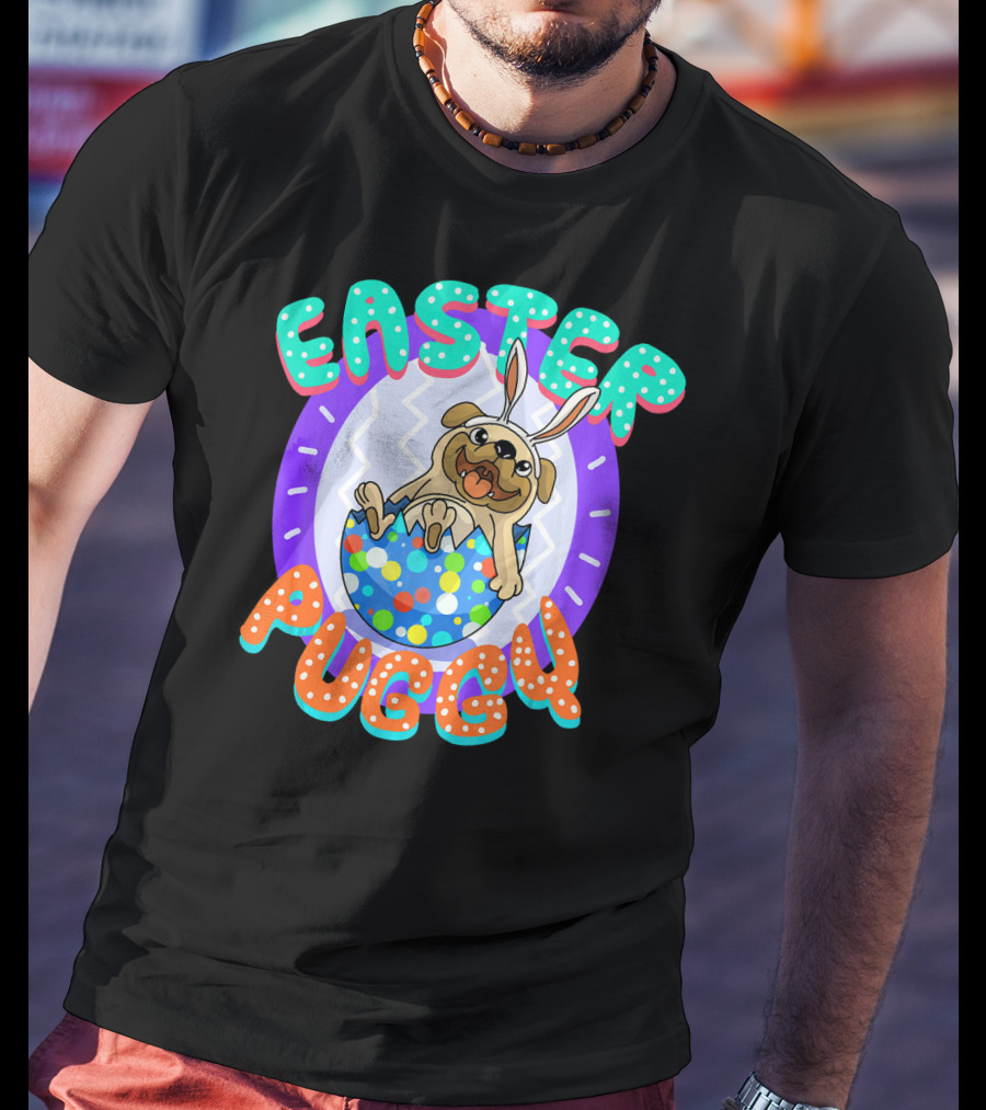 Easter Puggy Cute Resurrection Pug Dog T-Shirt