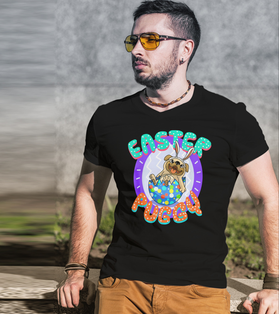 Easter Puggy Cute Resurrection Pug Dog T-Shirt