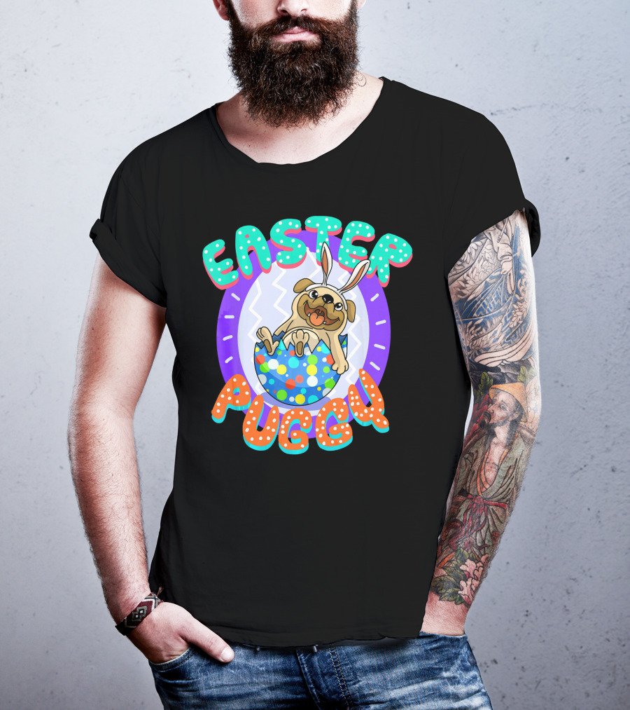 Easter Puggy Cute Resurrection Pug Dog T-Shirt