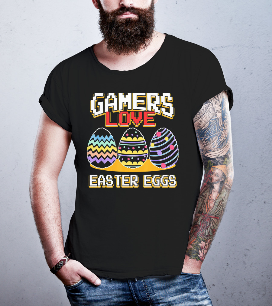 Gamers Love Easter Eggs Girls T-Shirt