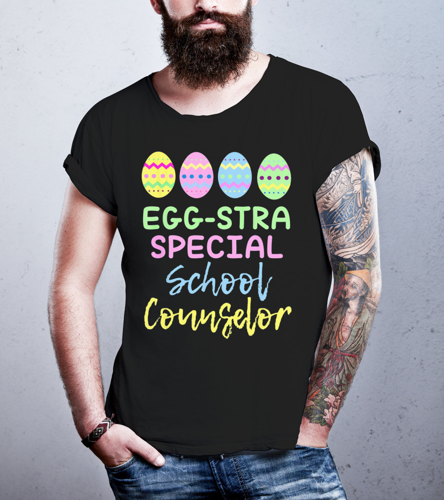 Eggstra Special School Counselor Easter Eggs T-Shirt