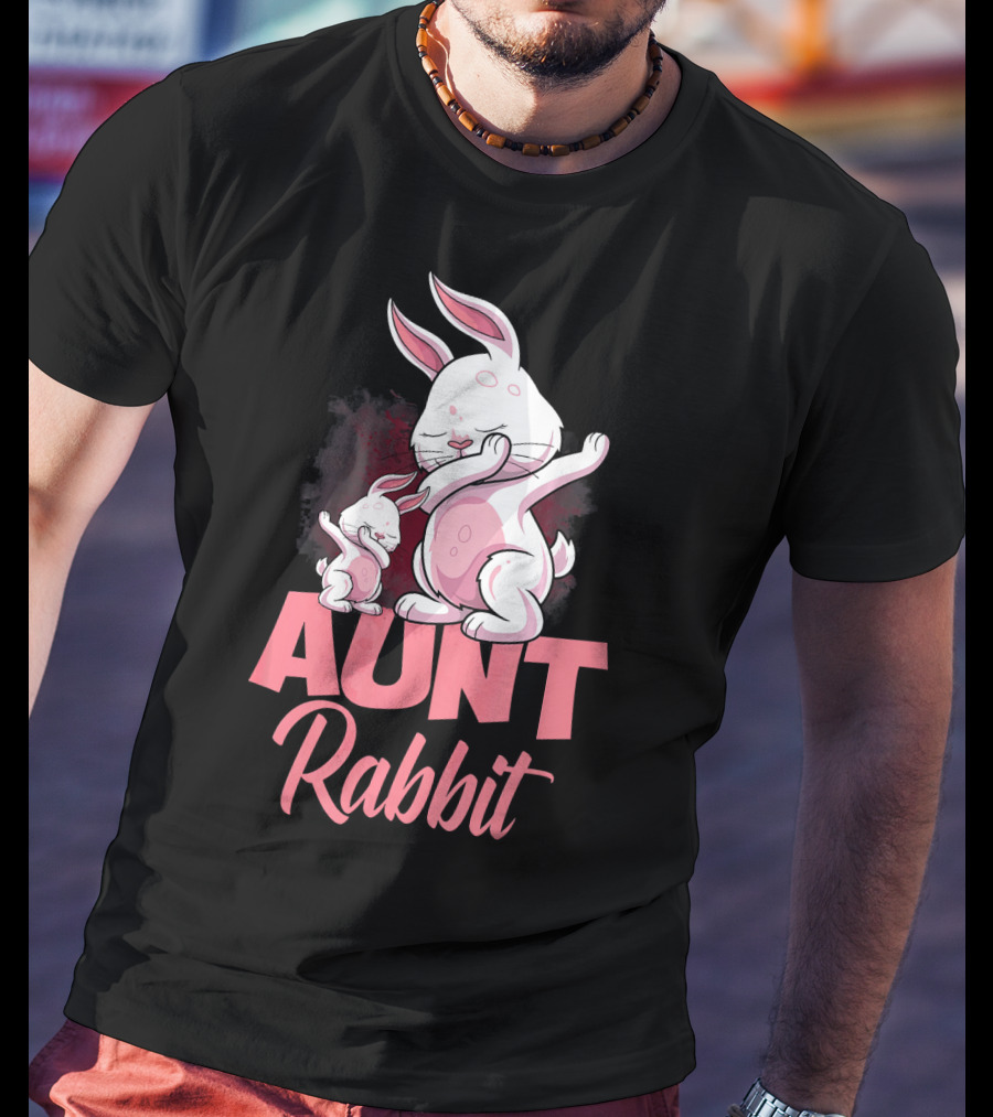 Aunt Rabbit Matching Family Bunny Fun T-Shirt