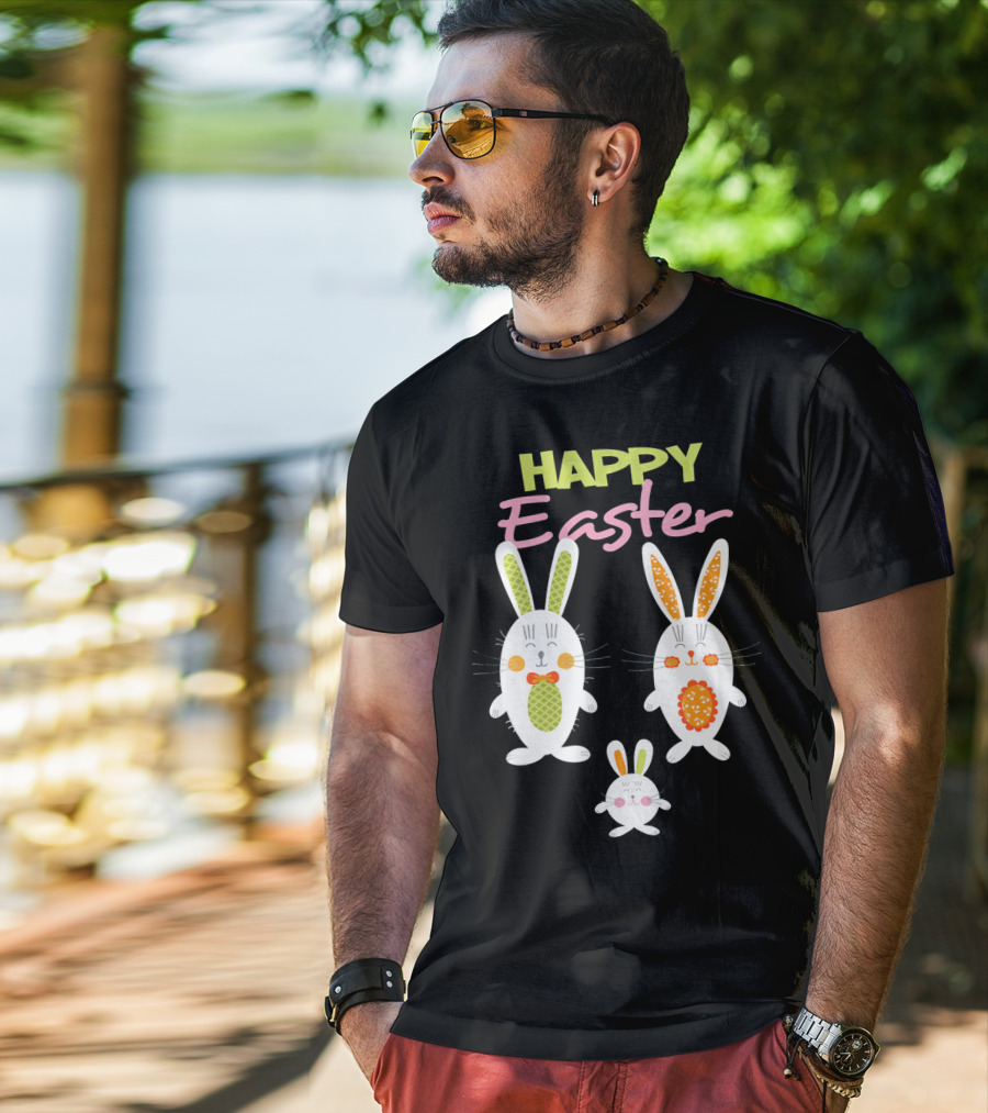 HAPPY EASTER Bunny Egg Hunt Trio T-Shirt