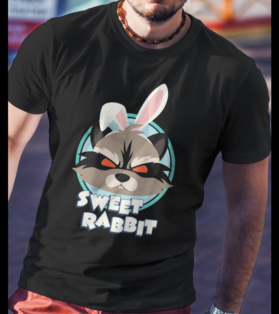 Marvel Rocket Raccoon Sweet Rabbit Easter T-Shirt