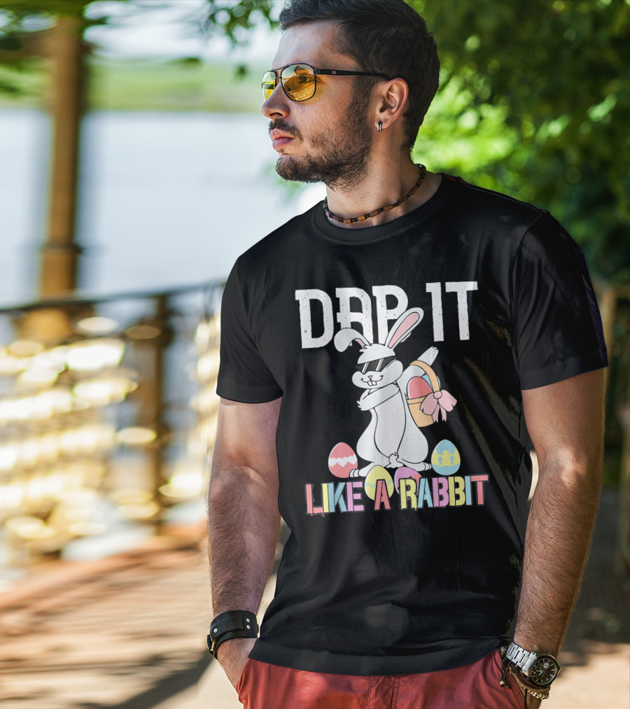 Dab It Like A Rabbit Easter Bunny T-Shirt