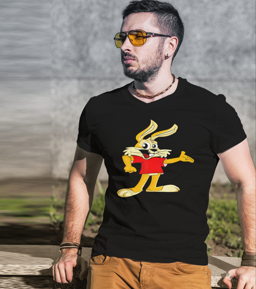 Rabbit Bunny Easter Cartoon Character T-Shirt