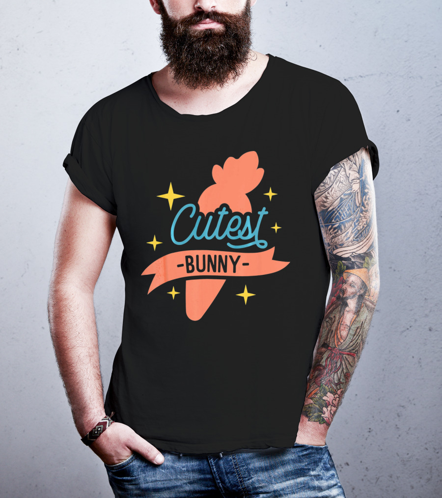 Cutest Bunny Carrot Starry Easter Egg T-Shirt
