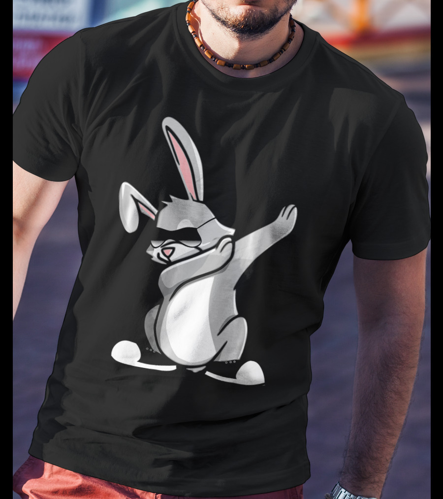 Easter Dab Bunny Women's Sunglasses Cute Rabbit Dancing T-Shirt
