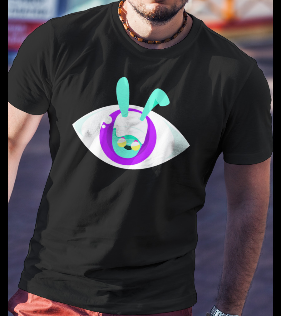 Bad Easter Bunny Big Eye Fashion Dembo Vibrant T-Shirt