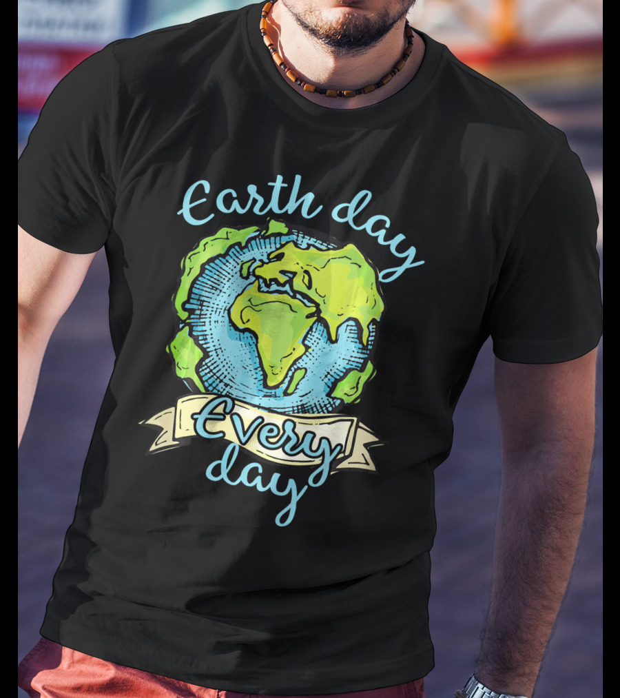 Earth Day Every Day Planet Embrace T-Shirt