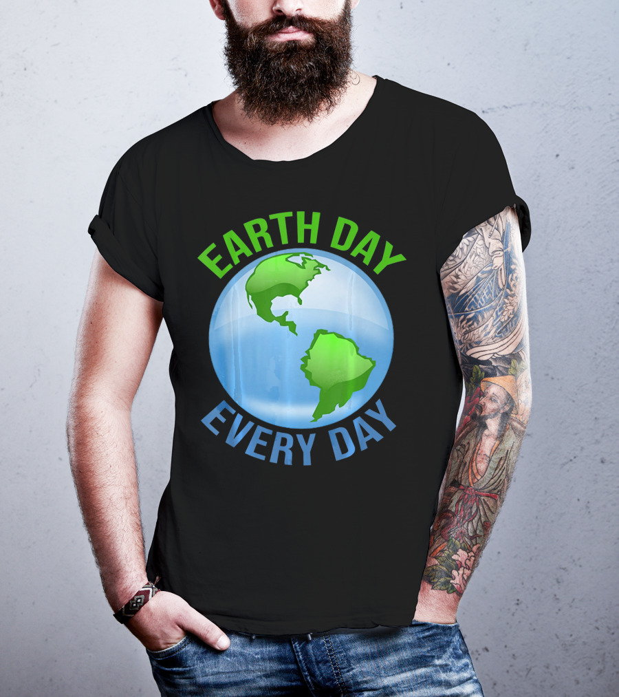 Earth Day Every Day Globe T-Shirt