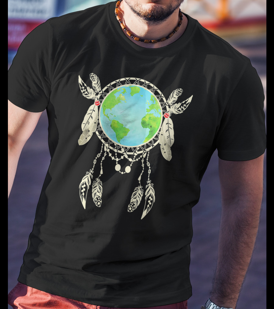 Earth Dreamcatcher Global Celebration Earth Day T-Shirt