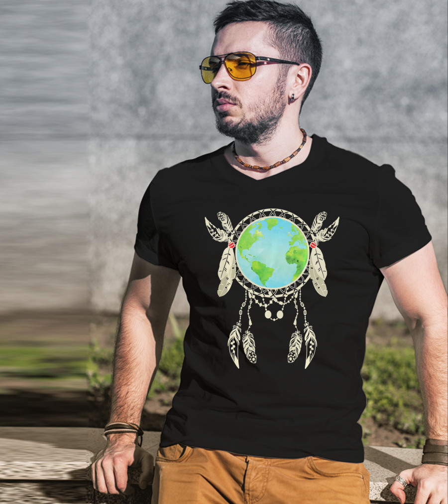 Earth Dreamcatcher Global Celebration Earth Day T-Shirt