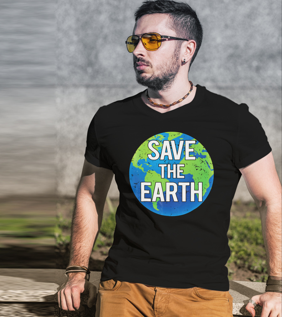 Save The Earth Planet Climate Science T-Shirt