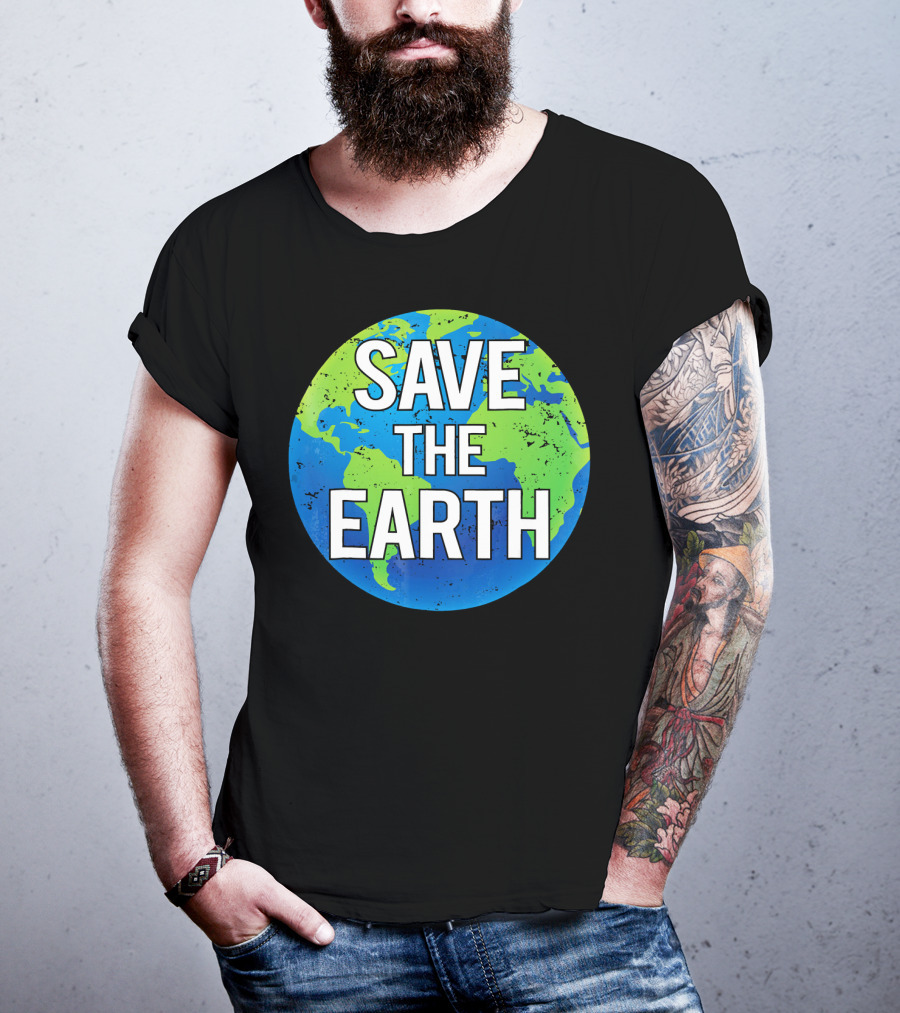 Save The Earth Planet Climate Science T-Shirt