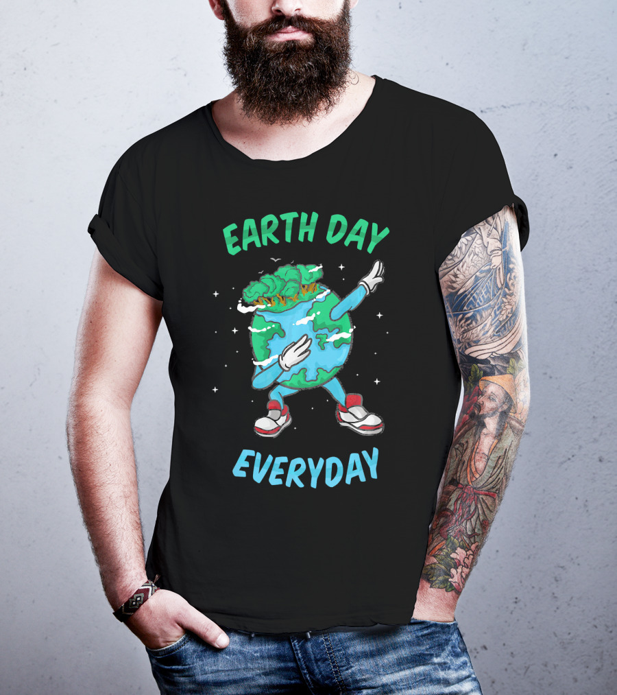Earth Day Everyday Dabbing World Environ Planet Dance T-Shirt