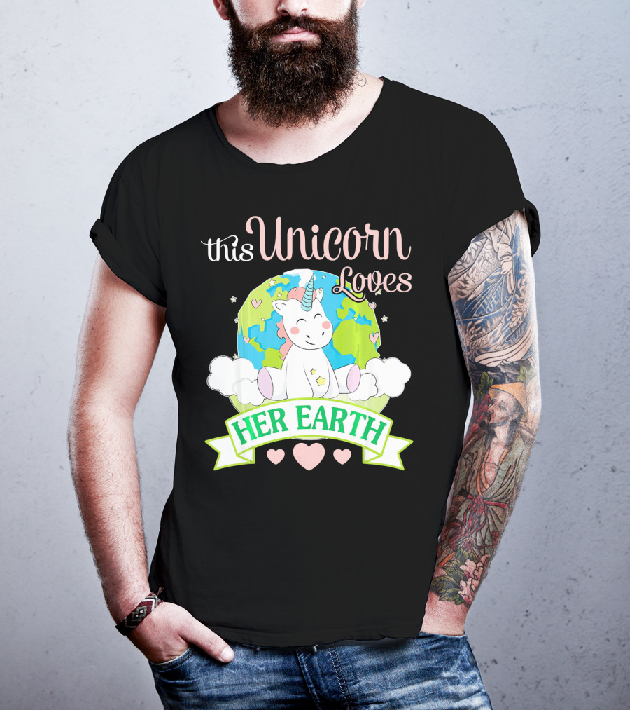 This Unicorn Loves Her Earth T-Shirt