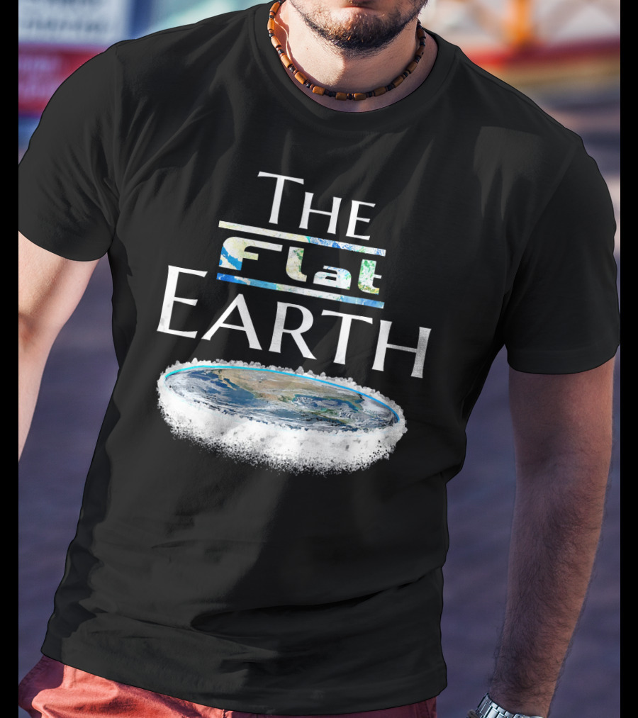 The Flat Earth Conspiracy Map T-Shirt