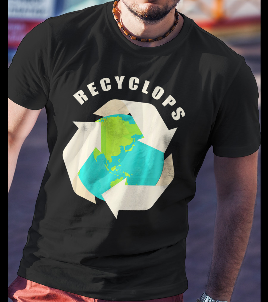 Recyclops Earth Day Recycling T-Shirt
