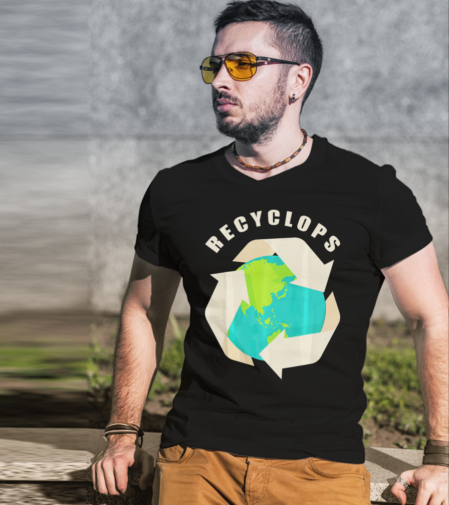 Recyclops Earth Day Recycling T-Shirt