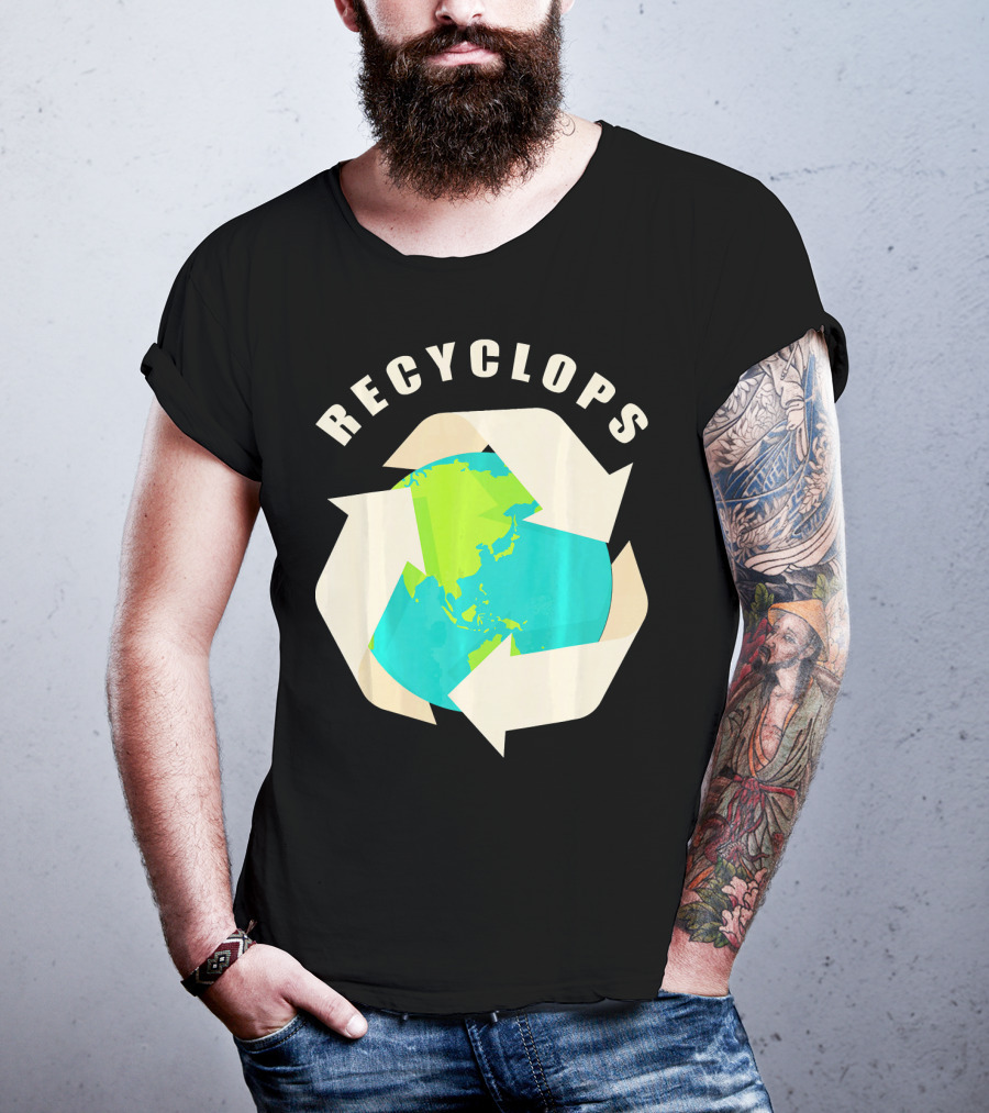 Recyclops Earth Day Recycling T-Shirt