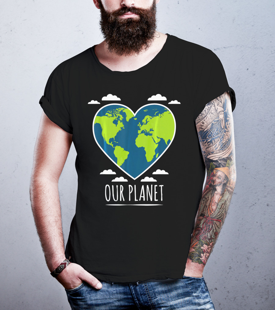 Earth Day Our Planet Love Climat T-Shirt