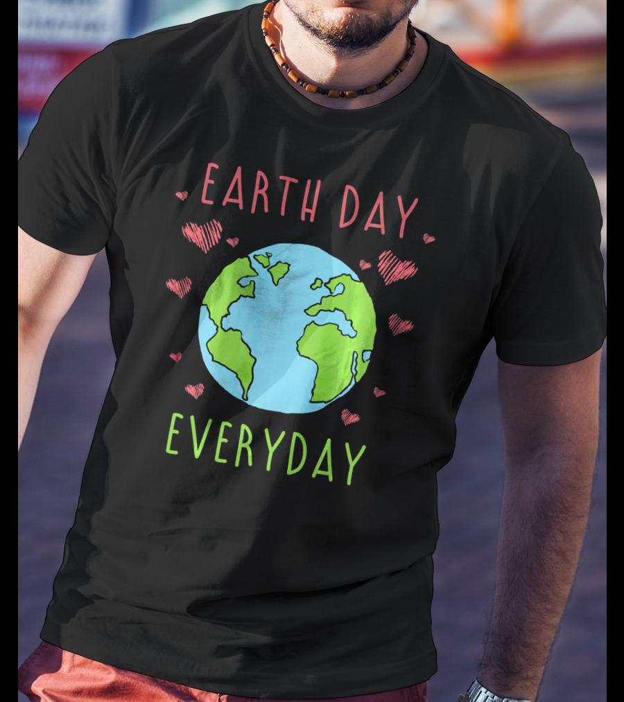 Earth Day Everyday Hearts Recycle T-Shirt