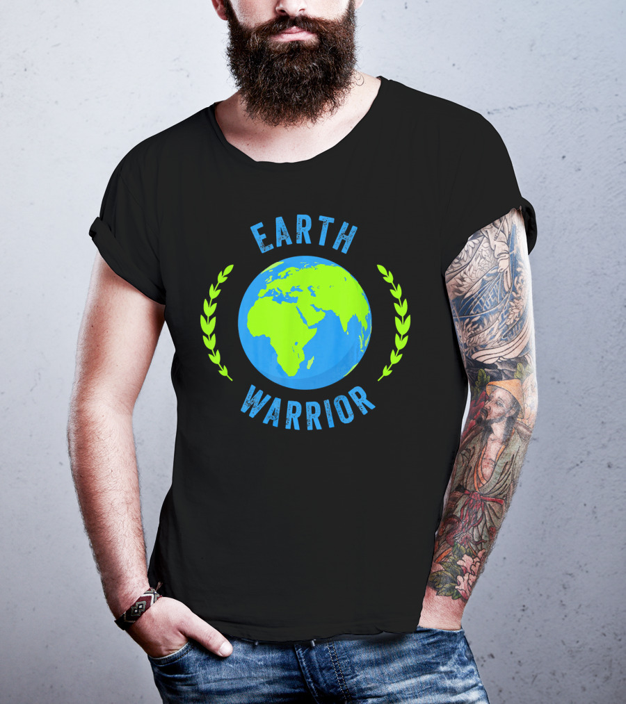 Earth Warrior Global Climate Strike Warm T-Shirt