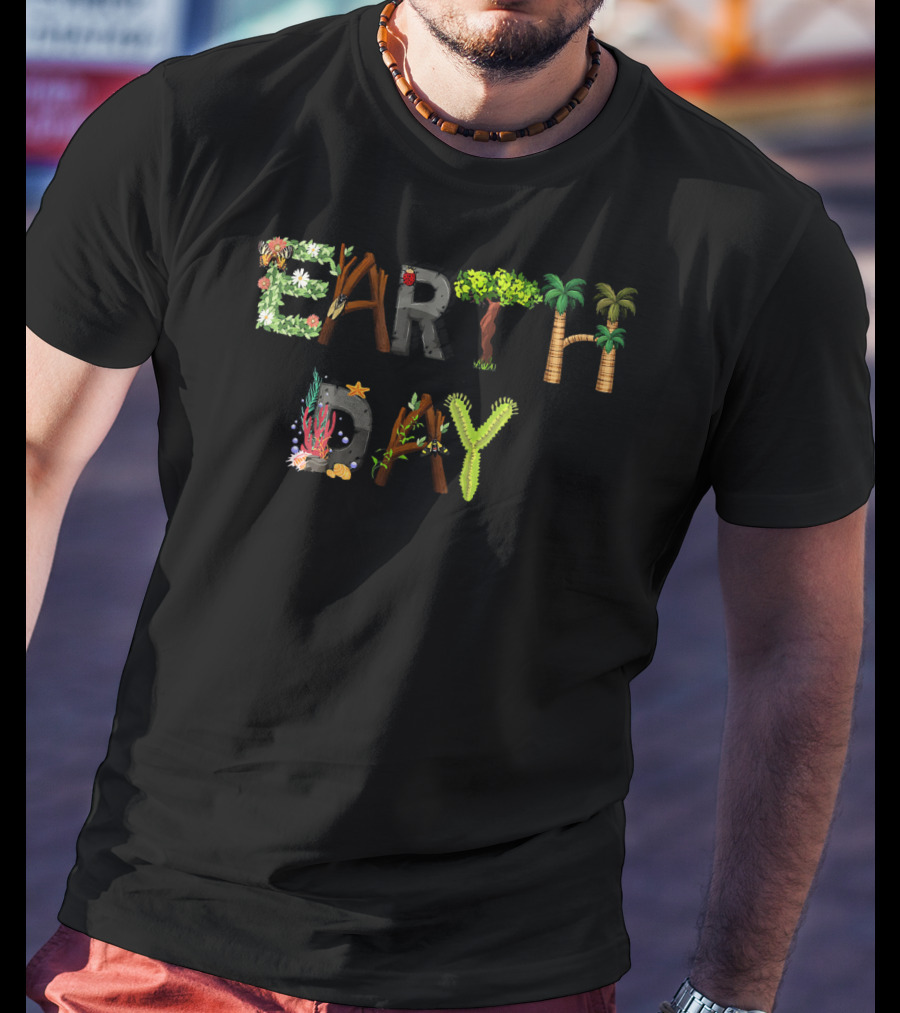 Earth Day Kids Women Nature Elements Eco T-Shirt