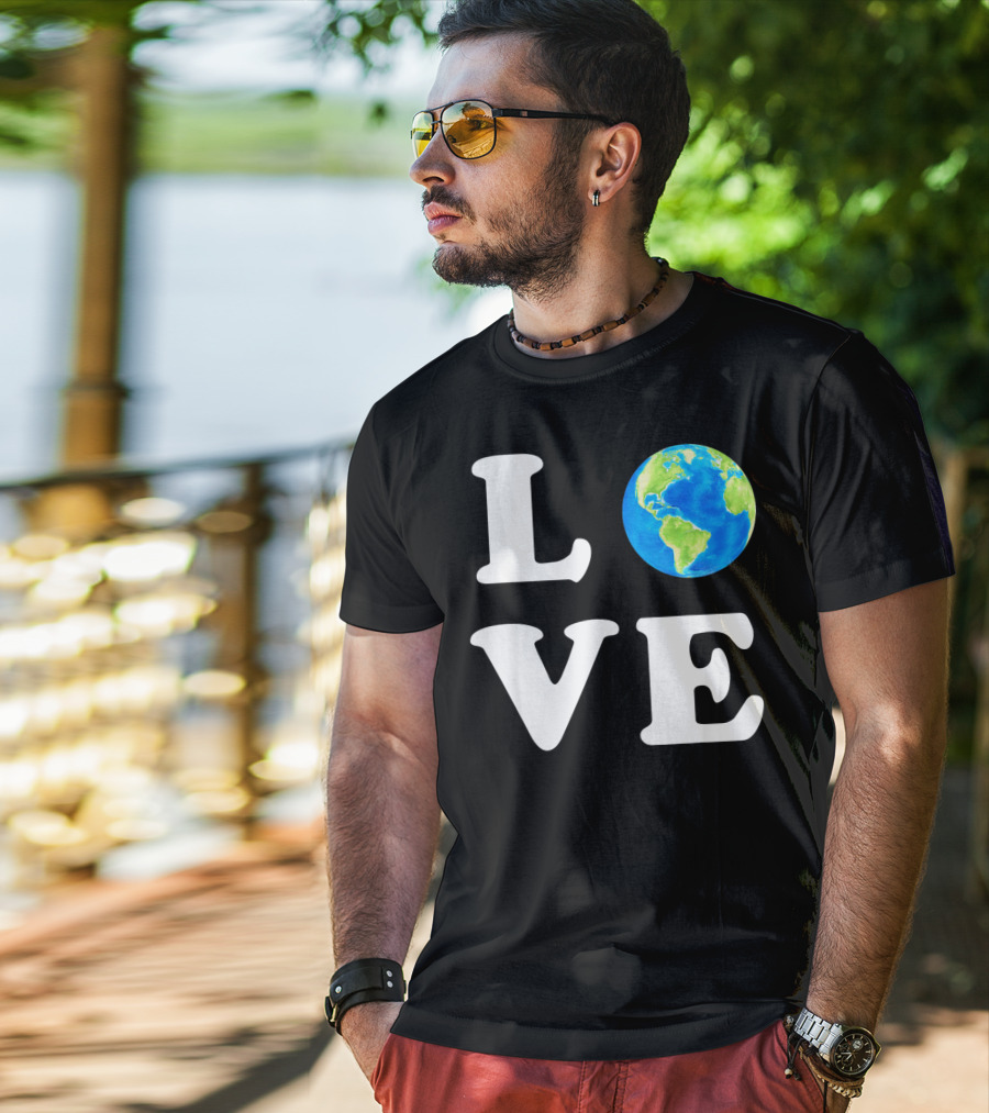 LOVE Earth Day Kids Women Men Environ T-Shirt