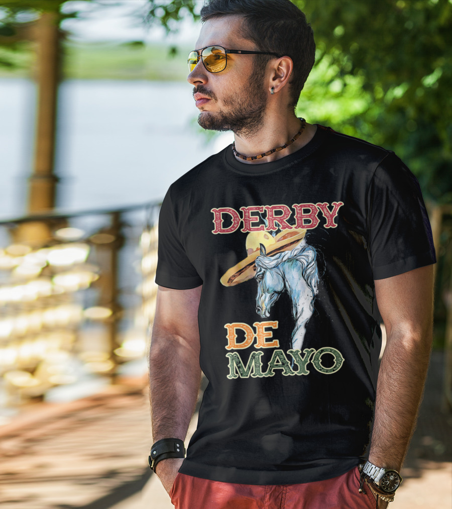 Derby Sombrero De Mayo Horse T-Shirt