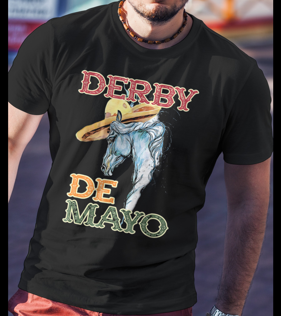 Derby Sombrero De Mayo Horse T-Shirt