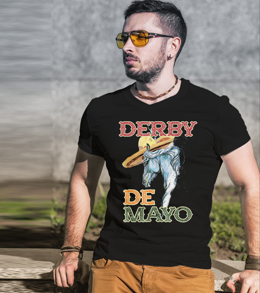 Derby Sombrero De Mayo Horse T-Shirt