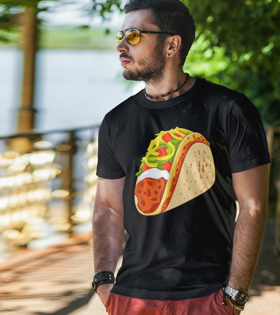 Yummy Taco Funny Mexican Food Lover Cinco T-Shirt
