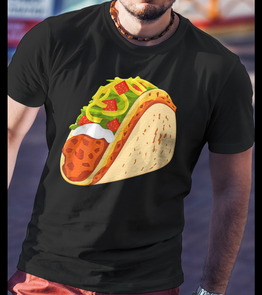Yummy Taco Funny Mexican Food Lover Cinco T-Shirt